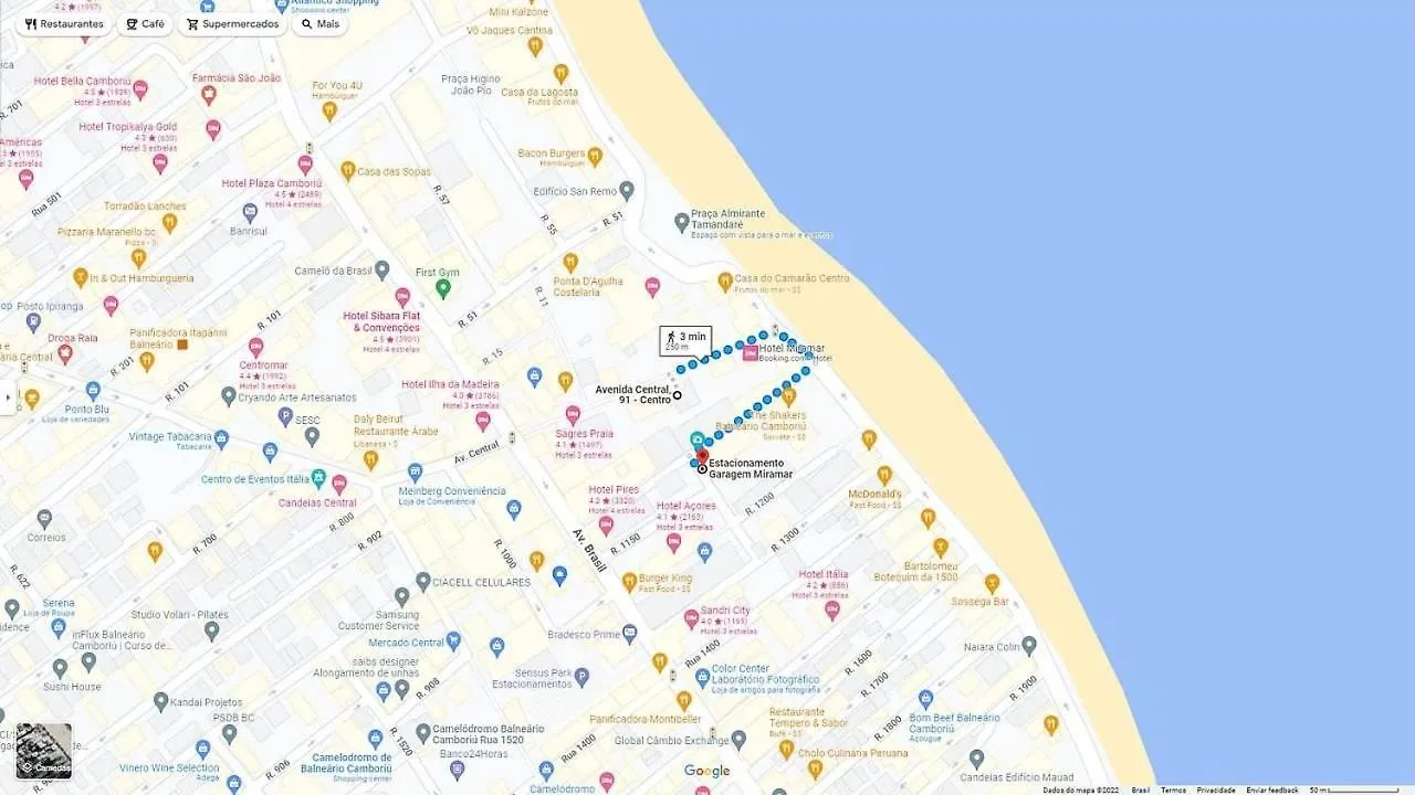 Prn18 - Prox Calcadao, Flat Charmoso, Garagem Apartment Balneario Camboriu 0*,  Brazil